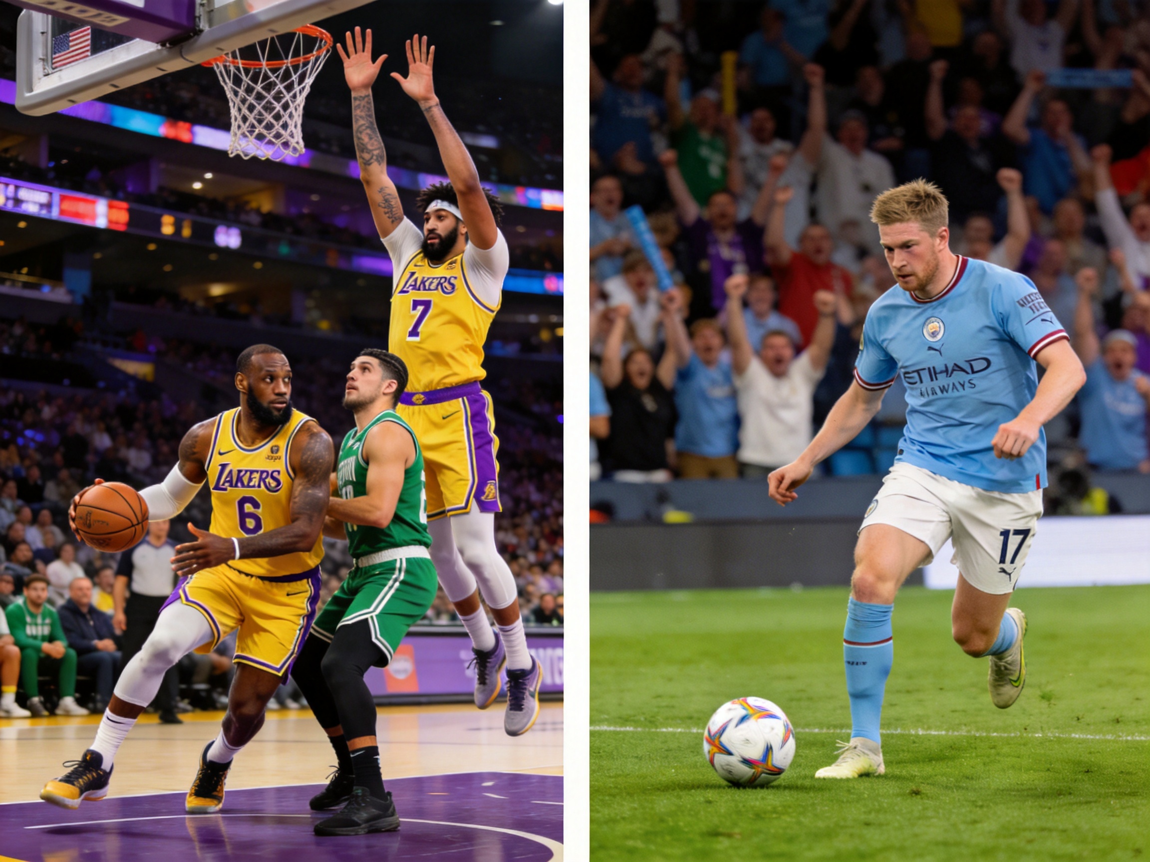 NBA 湖人胜凯尔特人